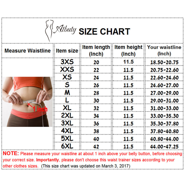 What Waist Trainer Size Should I Get? Some Reference Here!