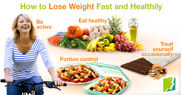 How to lose weight healthily and fast